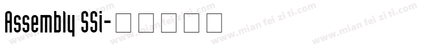 Assembly SSi字体转换